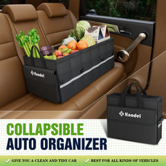 K KNODEL open with groceries and gear organized for quick access benefit
