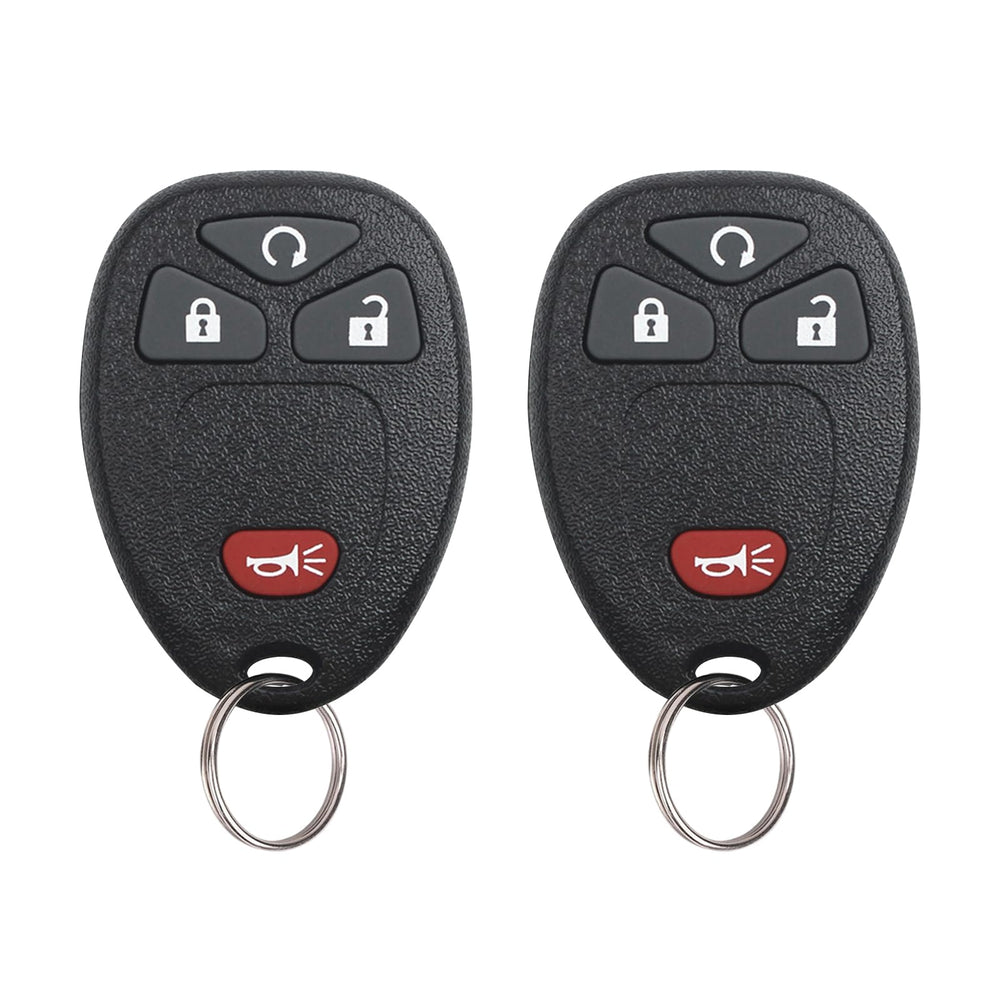 Kaboll front view of key fob showing button layout and ease of use