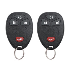 Kaboll front view of key fob showing button layout and ease of use