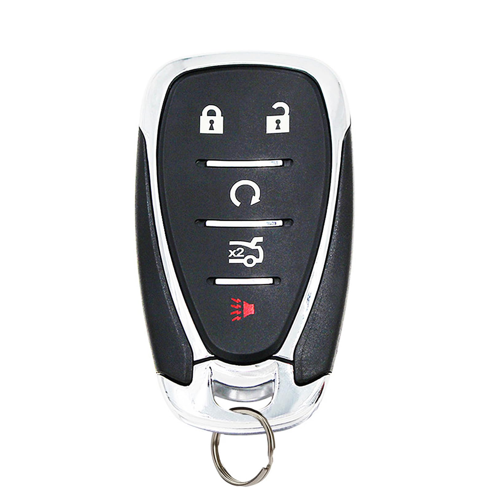 Kaboll front view of key fob showing button layout and easy operation