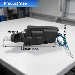 KACEPAR actuator mounted inside a car door demonstrating retrofit compatibility benefit