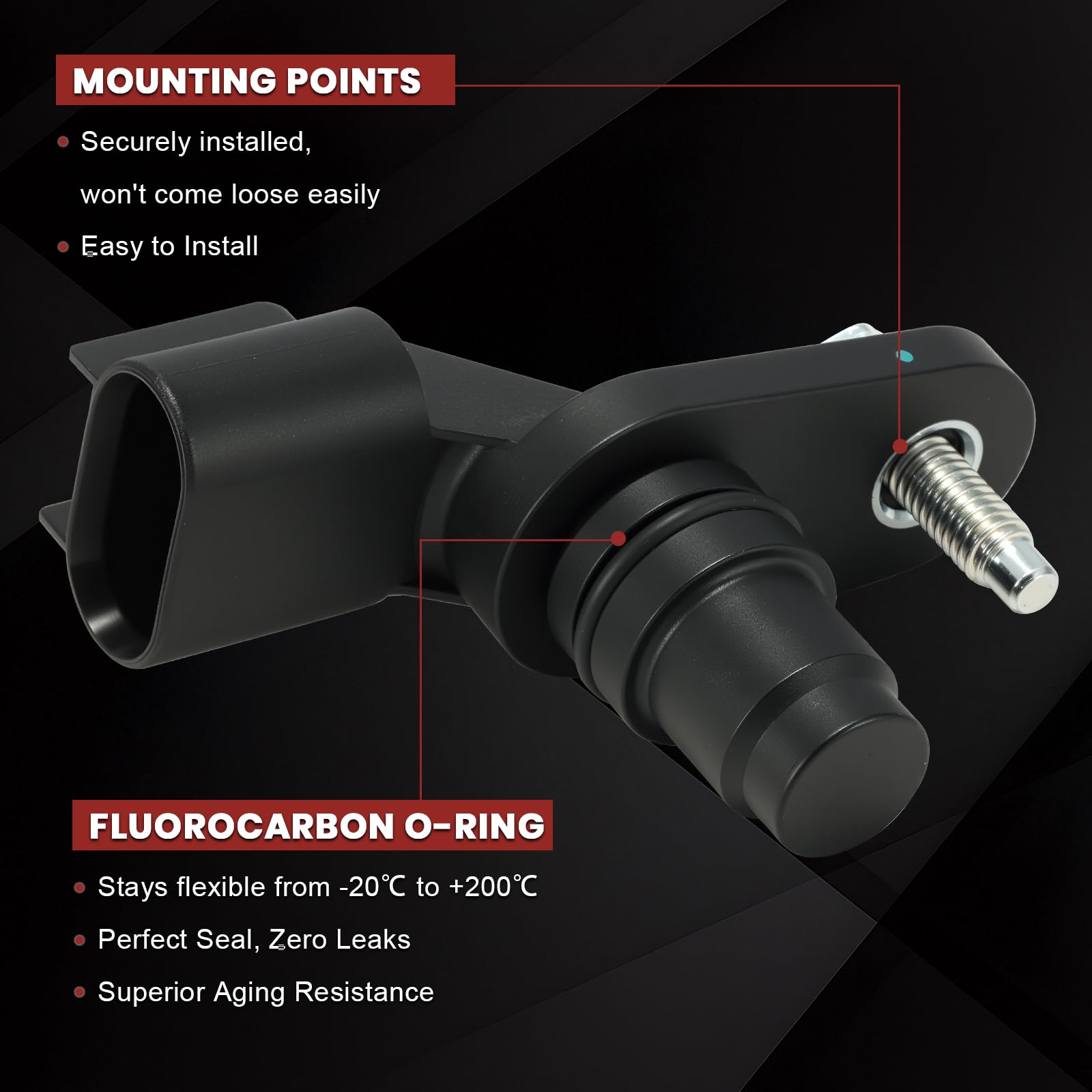 KacuYelin sensor installed on engine illustrating straightforward replacement benefit