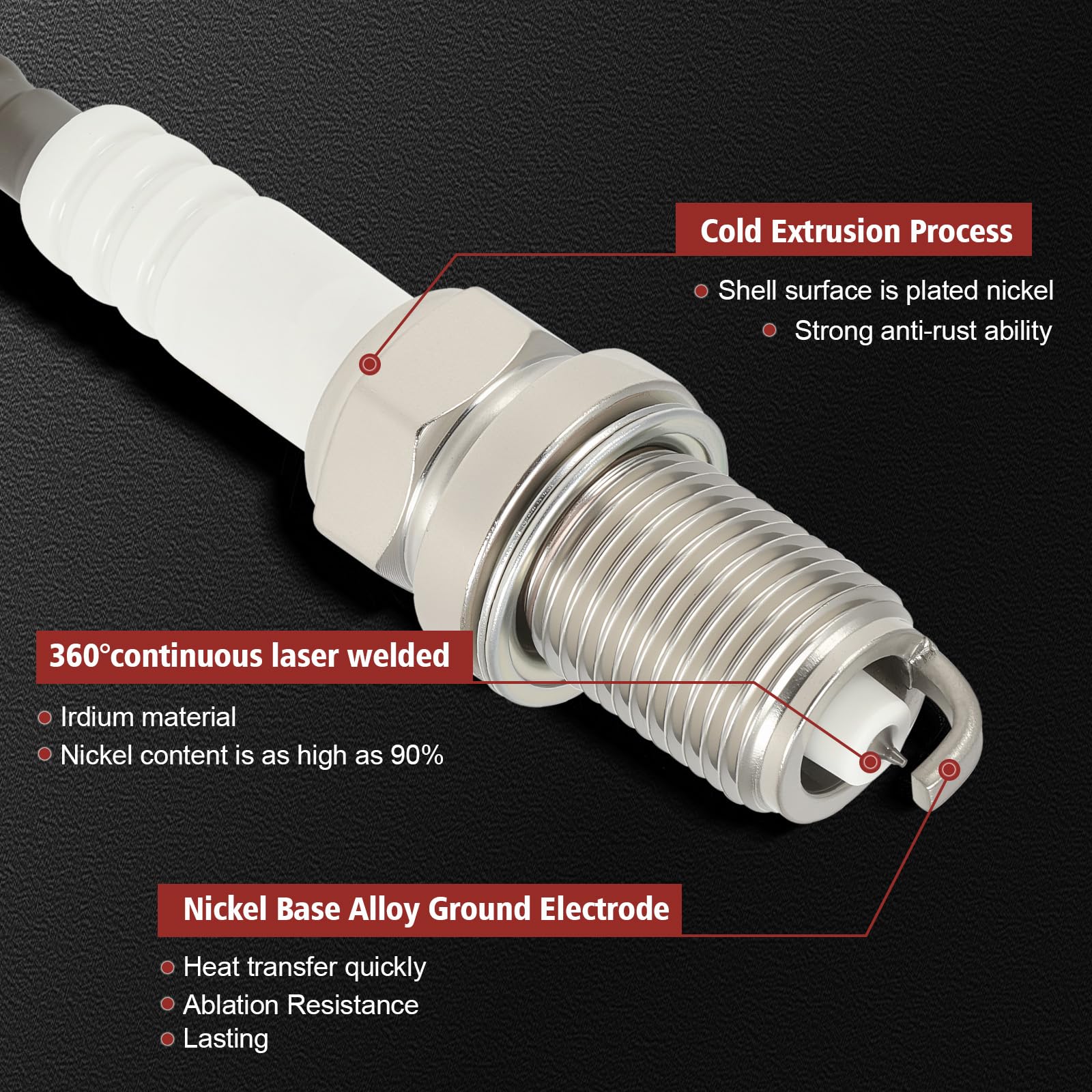 KacuYelin complete kit laid out with four coils and four plugs for easy install