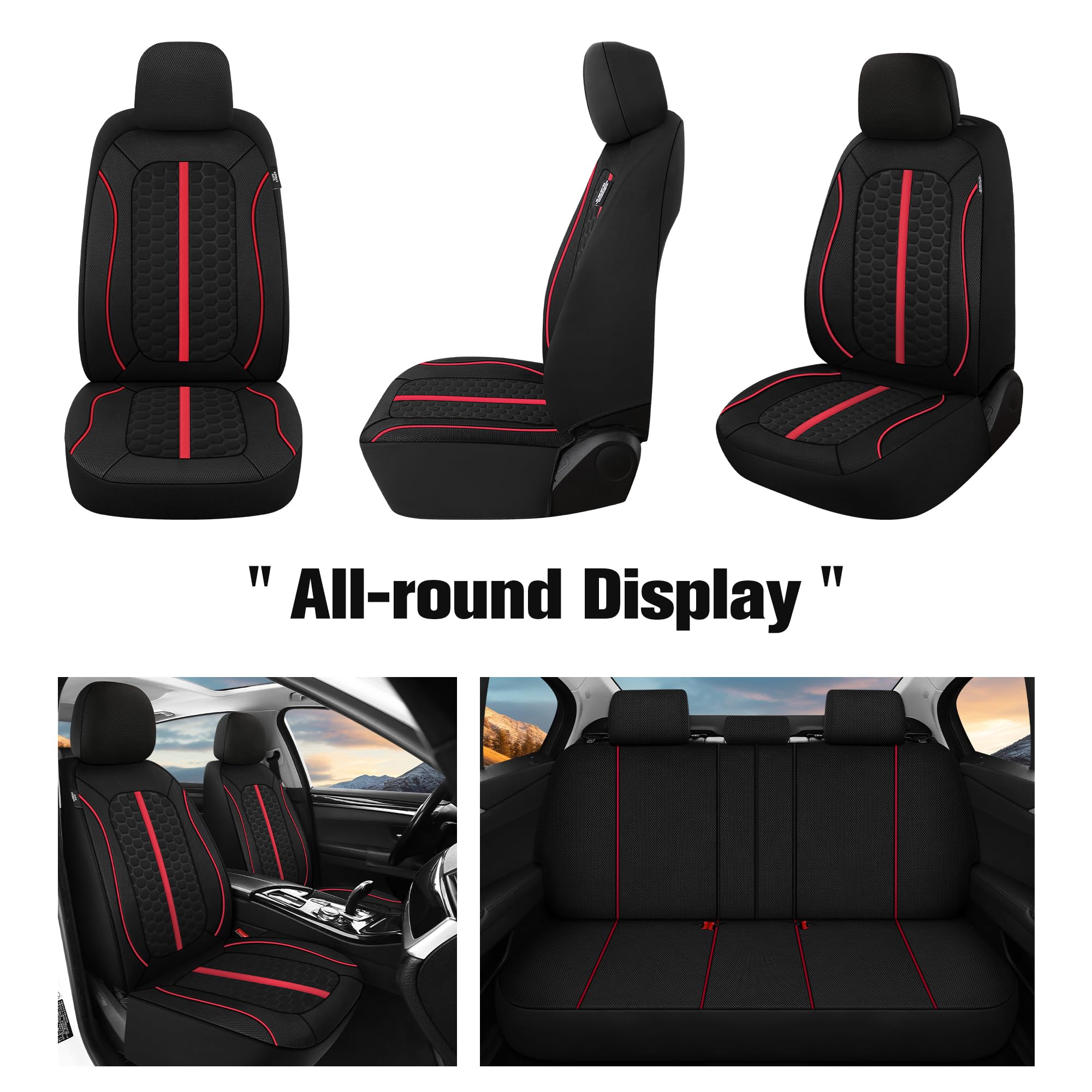 Kaisaatti side panel detail highlighting airbag compatibility and safe deployment