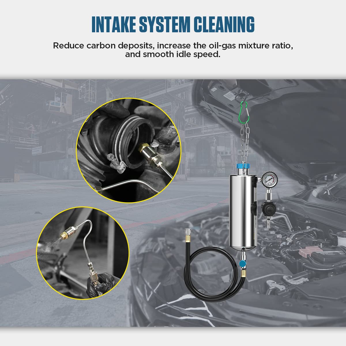 KAISAL cleaner next to ruler showing scale and portability benefit