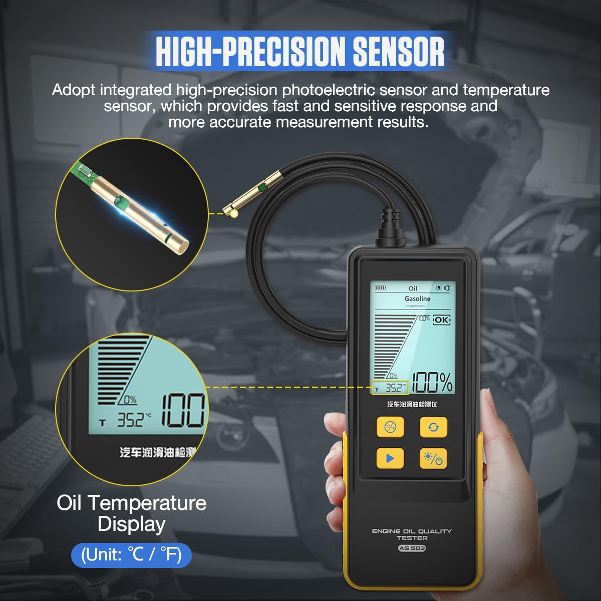 KAISAL textured silicone grip detail for secure one-handed operation benefit