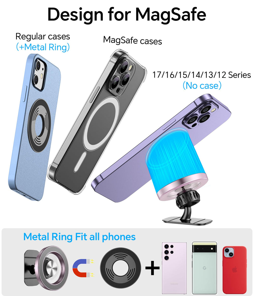 Kaistyle metal ring and VHB adhesive displayed benefit Android compatibility and secure install