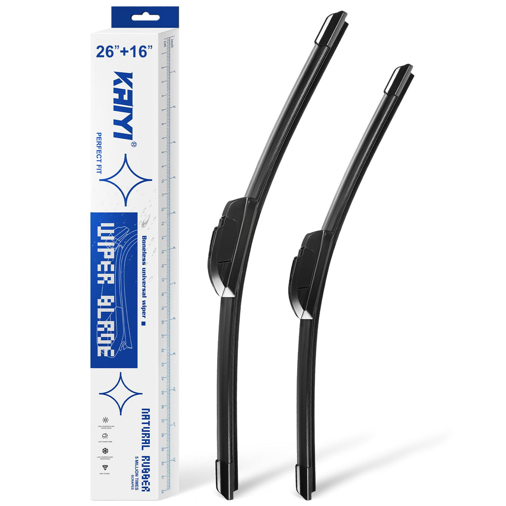 KAIYI front packaging showing 26 and 16 inch blades and benefits