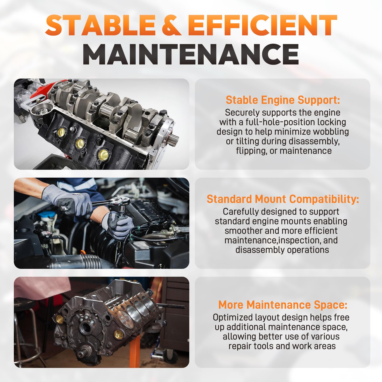 KAKATHU bolt pattern highlighted for compatibility with Chevy engines benefit