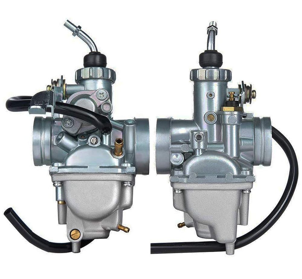 KAKO DRZ125L carburetor installed on motorcycle demonstrating improved throttle response