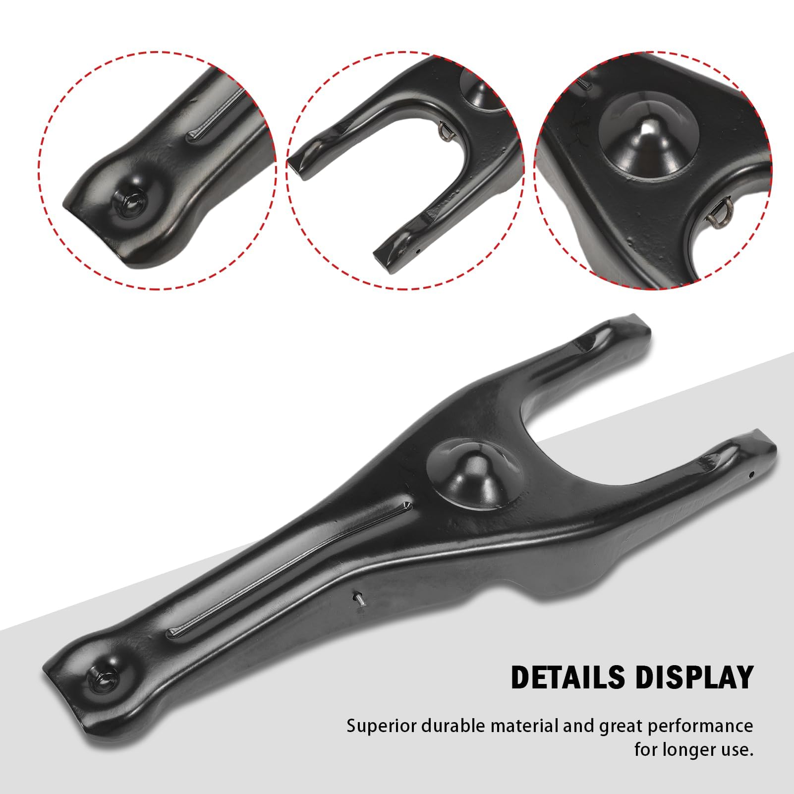 Kaloeou fork installed under clutch housing demonstrating restored smooth shifting