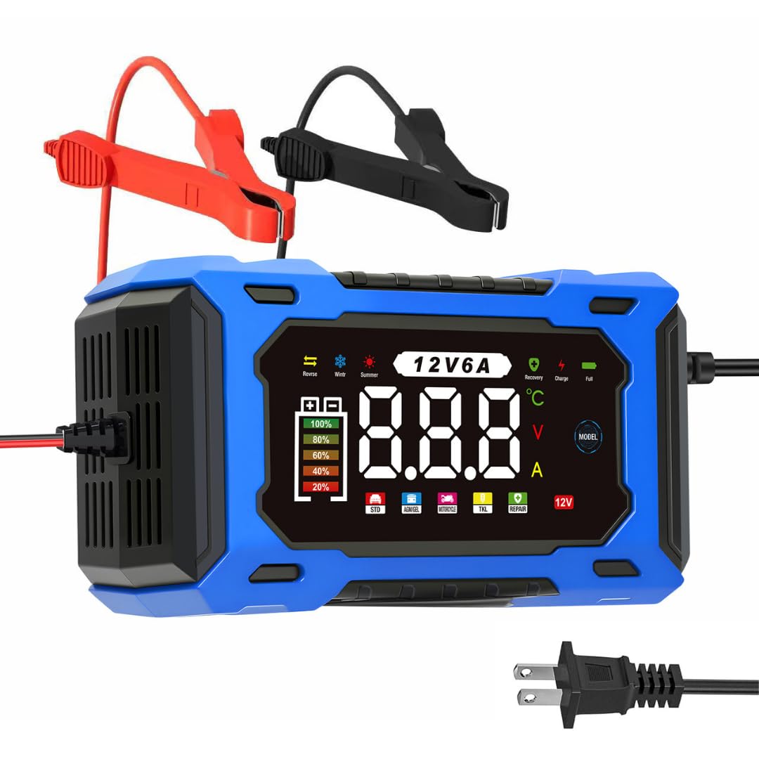 kalonwell front view of charger showing compact design and labeling for convenient storage
