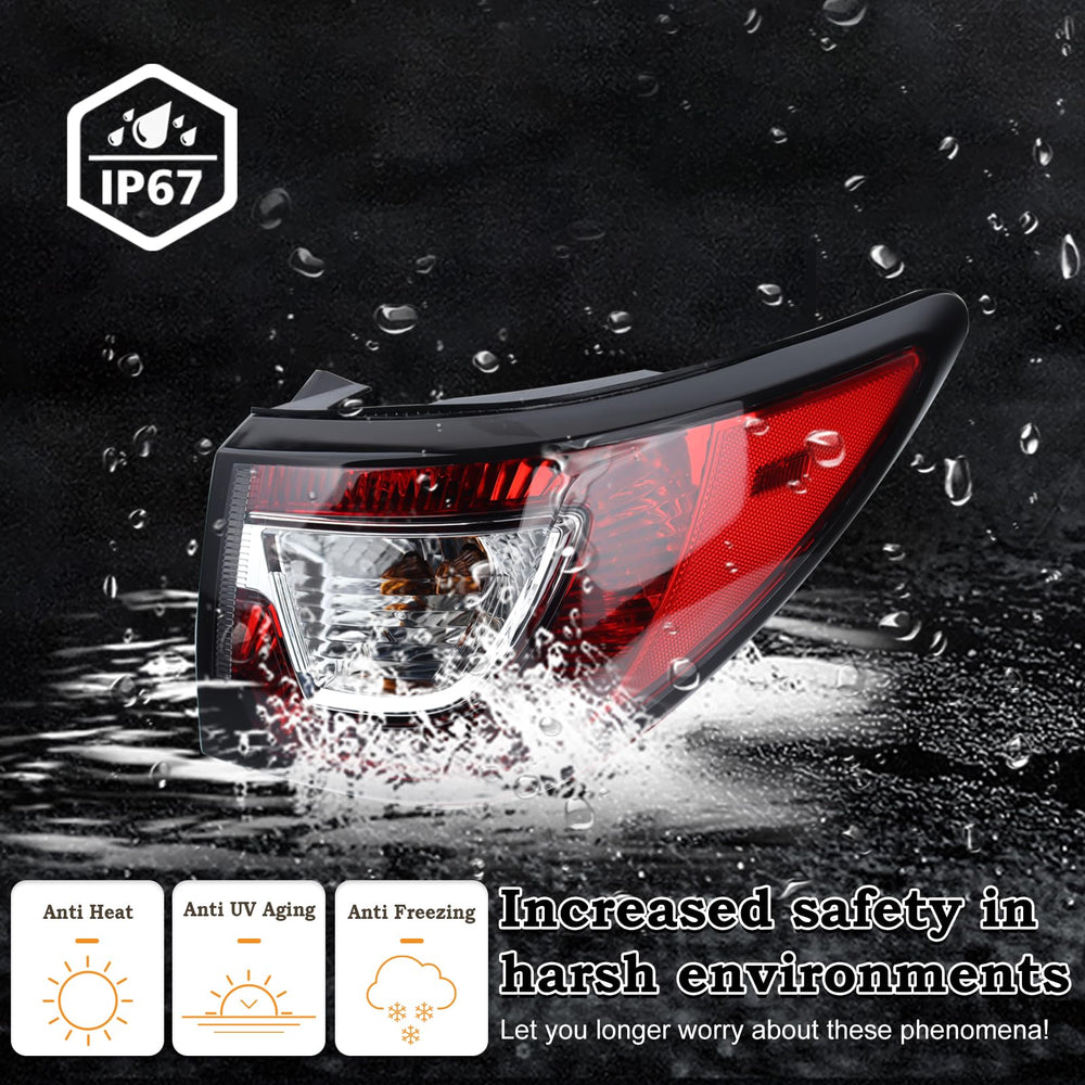 KAMDKI tail lights at night illustrating bright visibility and safety
