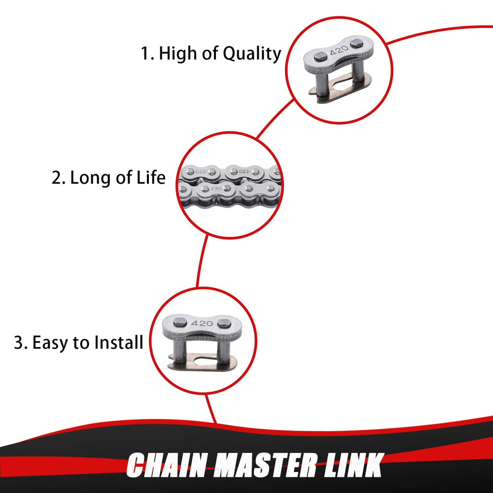 KAMIER chain installed on mini bike rear wheel, improved power transfer visible