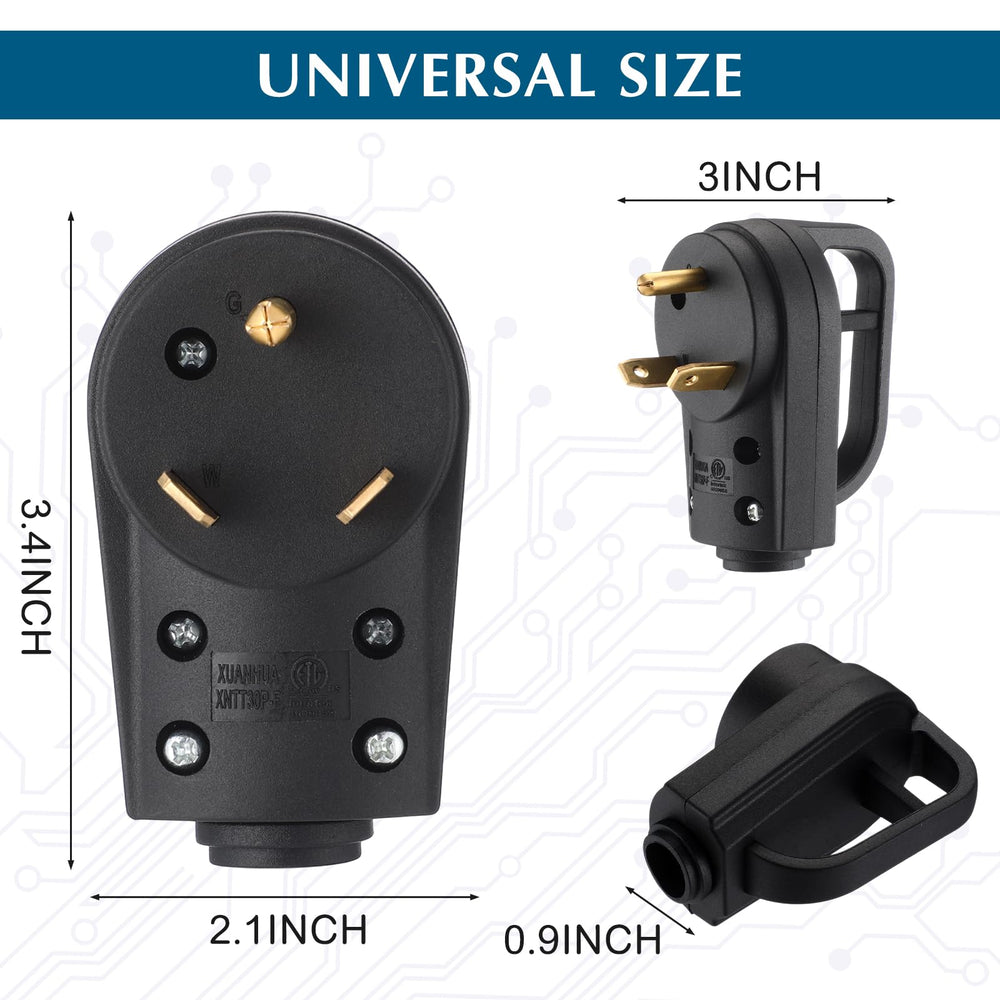 Kanayu handle close-up demonstrating ergonomic grip for safer plugging and unplugging