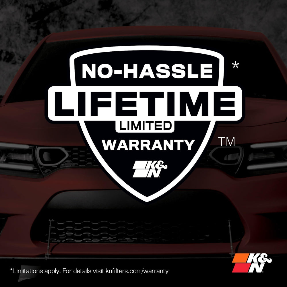 K&N filter after cleaning showcasing washable reusable advantage
