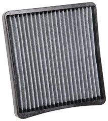 K&N filter beside ruler showing VF2065 size for simple fit verification