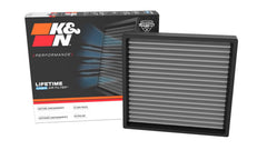 K&N VF2085 front view showing filter frame and pleated media for improved airflow
