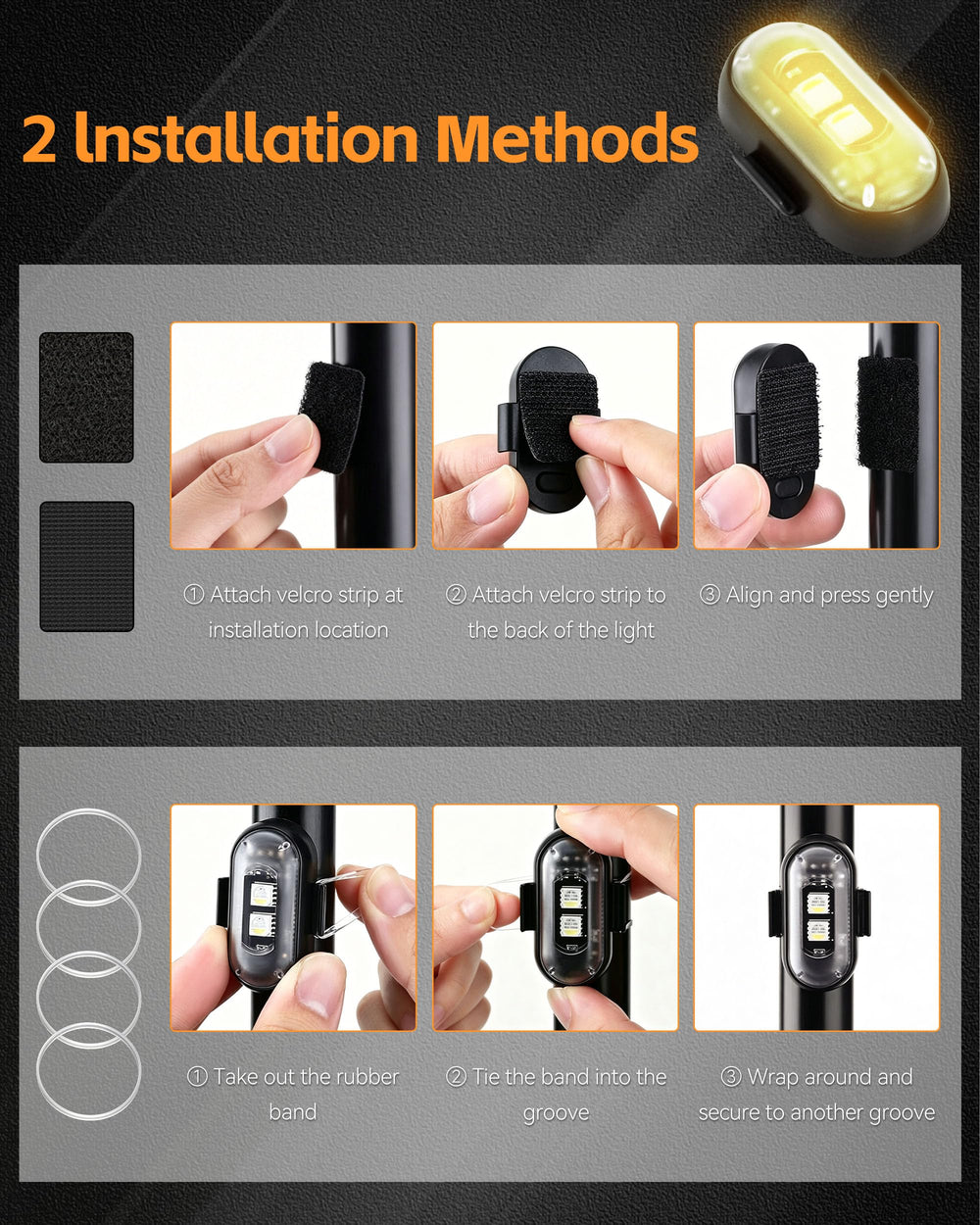KANGIKX compact light beside coin showing small scale benefit
