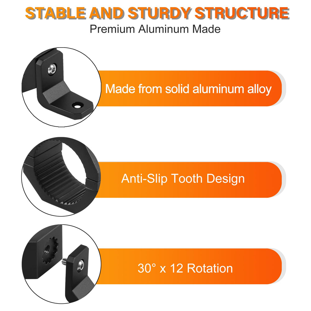 KANGIKX M12 thread hole detail fits common whip studs
