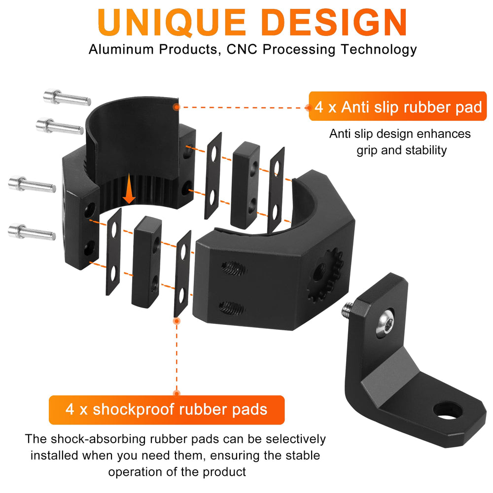 KANGIKX soft anti‑slip pads protect finish and improve grip