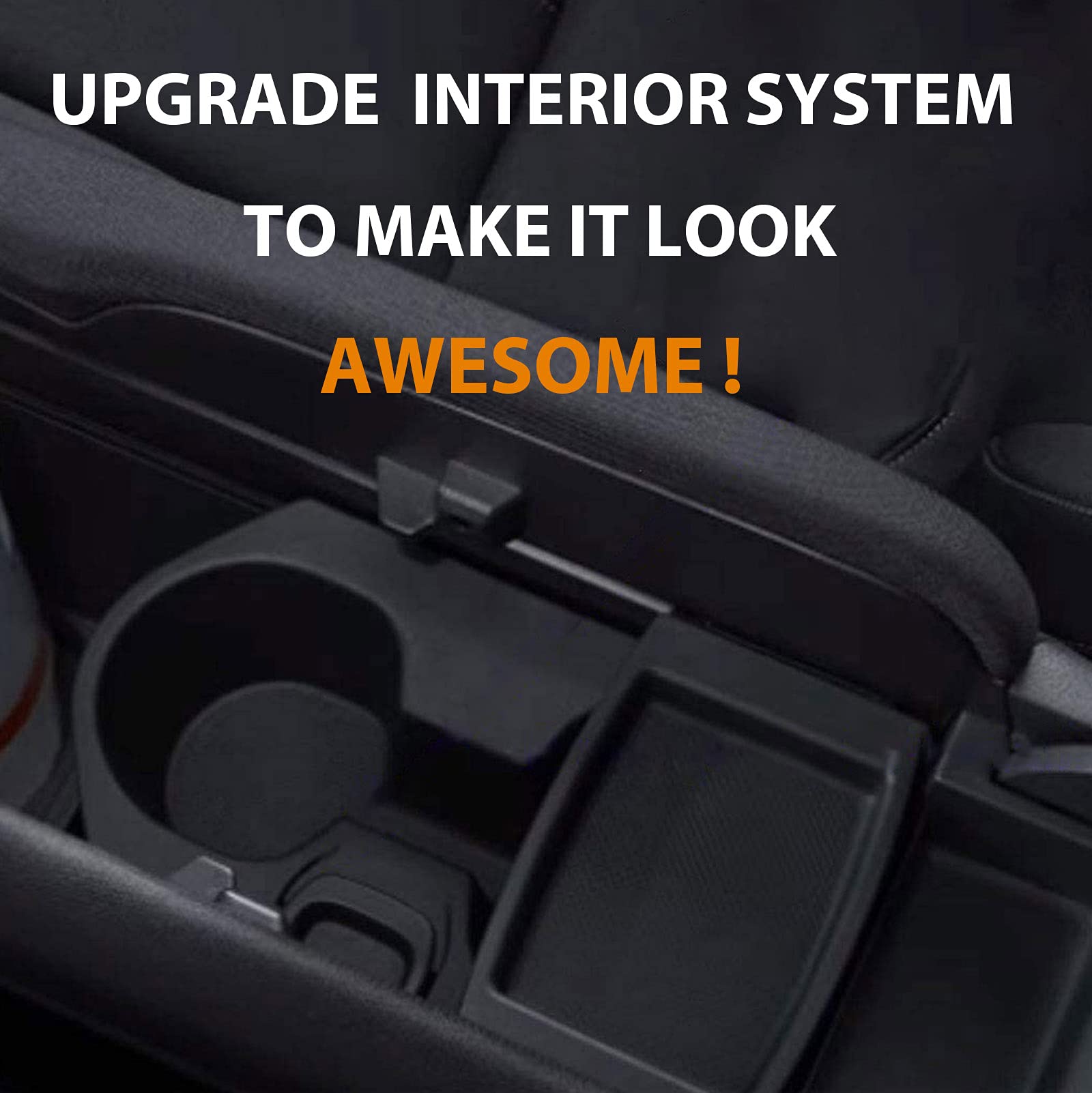 KanSmart cup holder insert installed in Honda Civic console for restored function