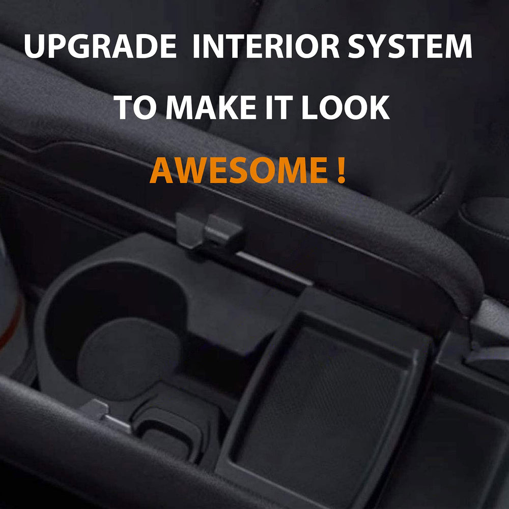 KanSmart cup holder insert installed in Honda Civic console for restored function