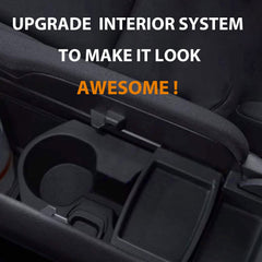 KanSmart cup holder insert installed in Honda Civic console for restored function