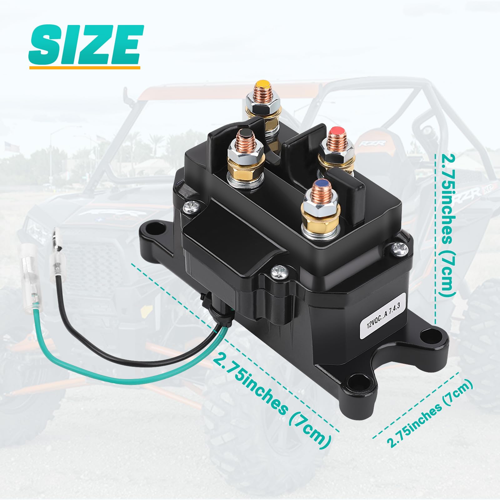 KanSmart installed on UTV winch demonstrating restored in/out control benefit