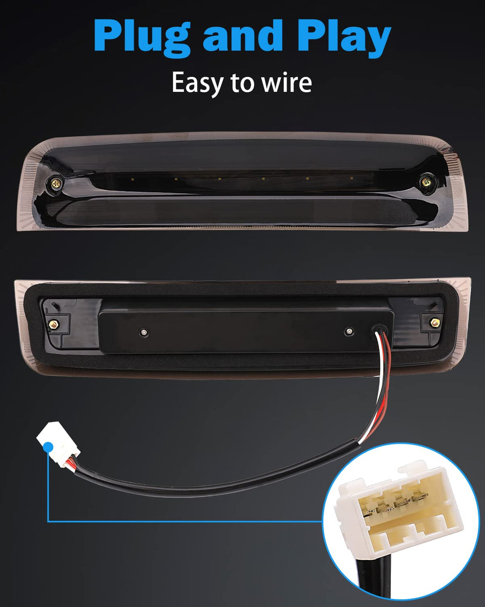 KanSmart side profile with smoke lens showing stylish, readable signal