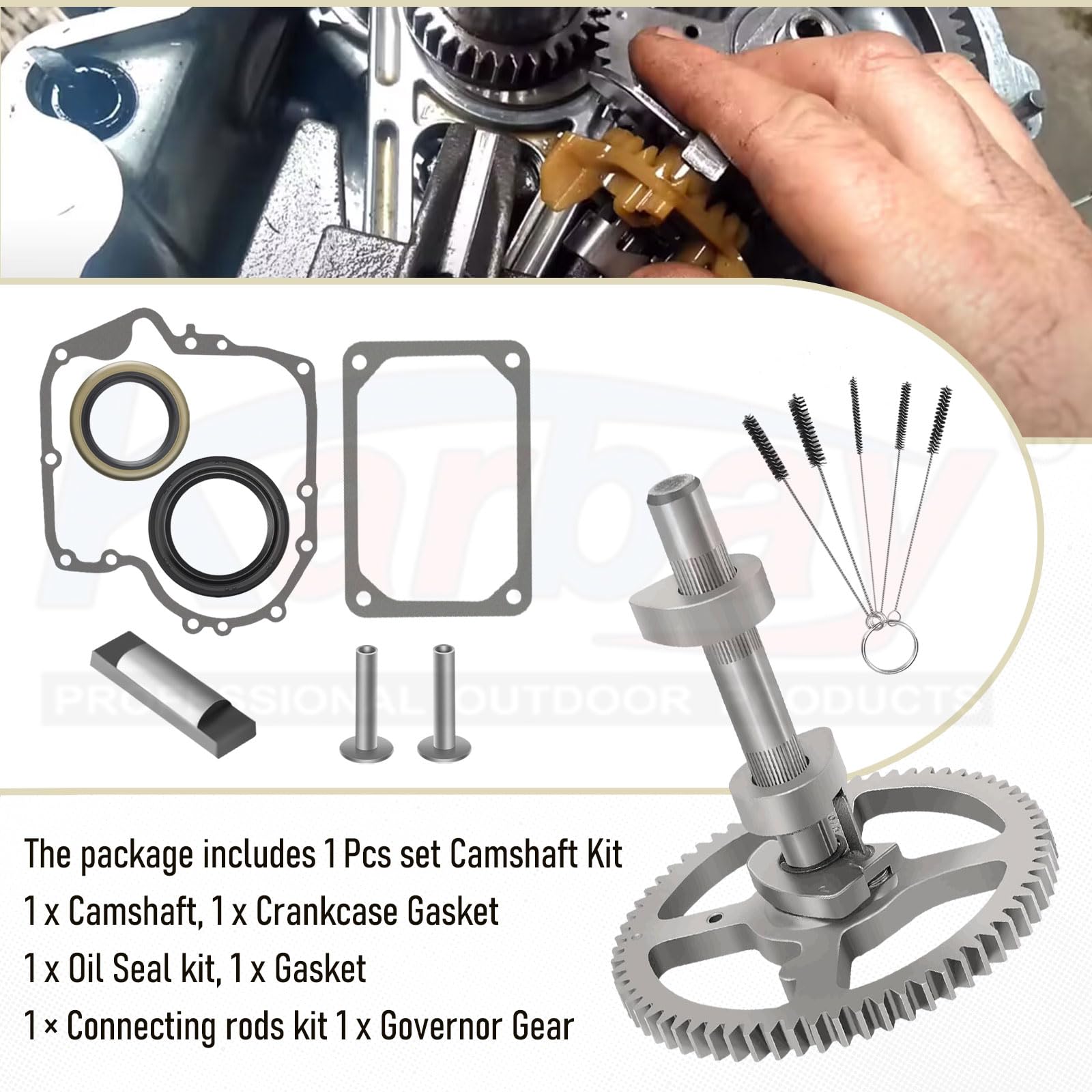 Karbay on-workbench repair scene showing faster maintenance turnaround