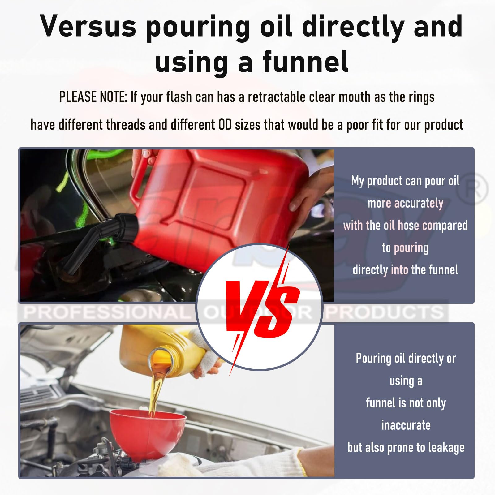 Karbay nozzle safety locking tip angled to show spill-reducing lock mechanism