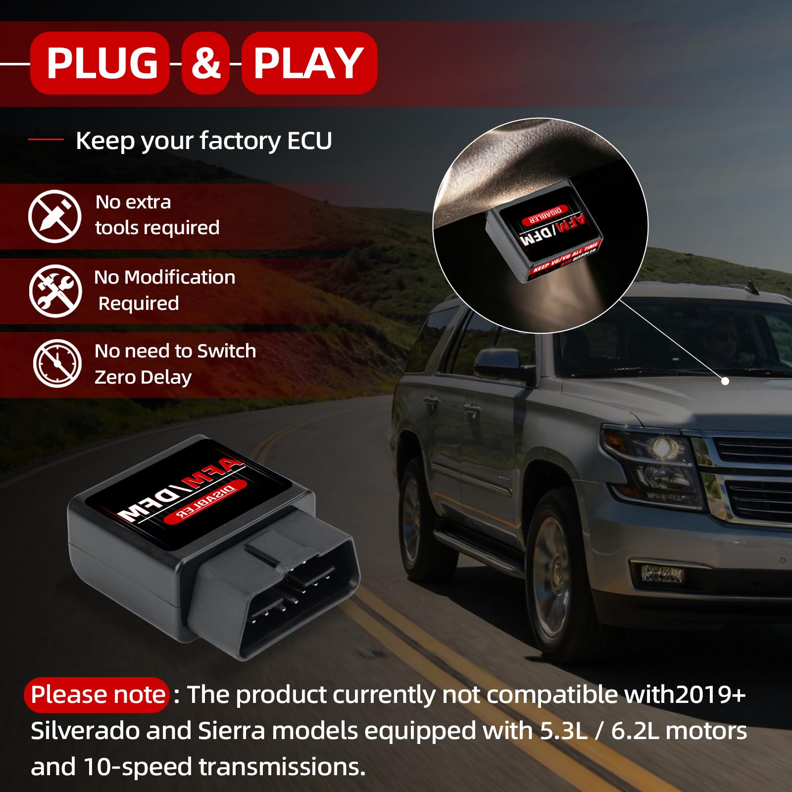 KARCOCA plugged into vehicle OBDII port demonstrating no‑tool installation advantage