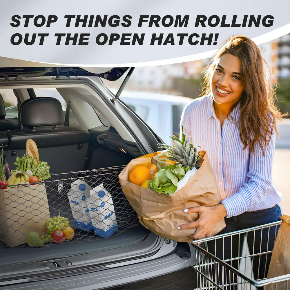 Karltys lifestyle on road trip trunk, tidy cargo for family trips