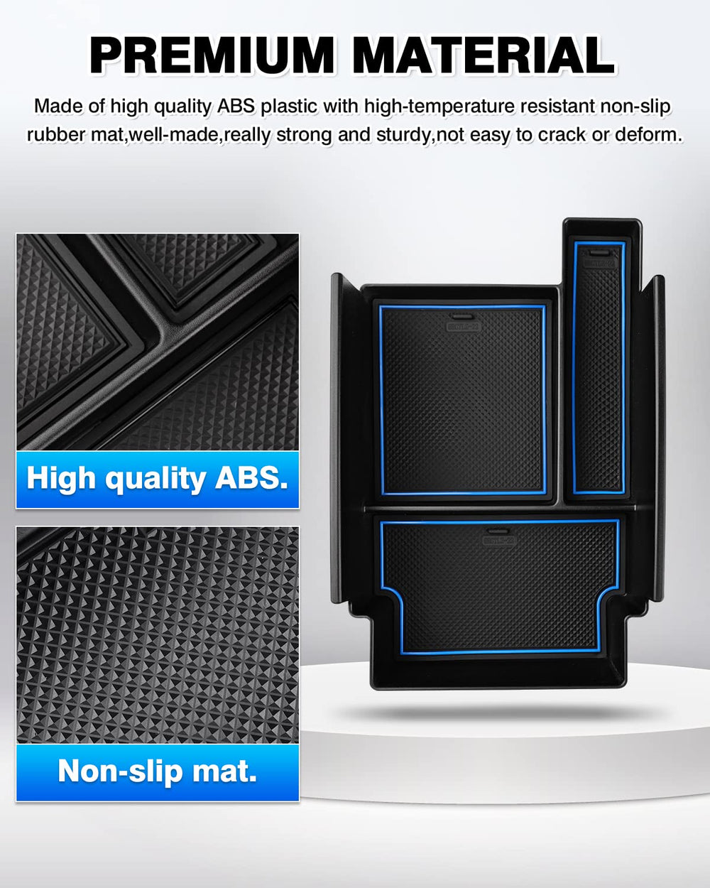 Karltys side profile tray depth comparison indicating space optimization benefit