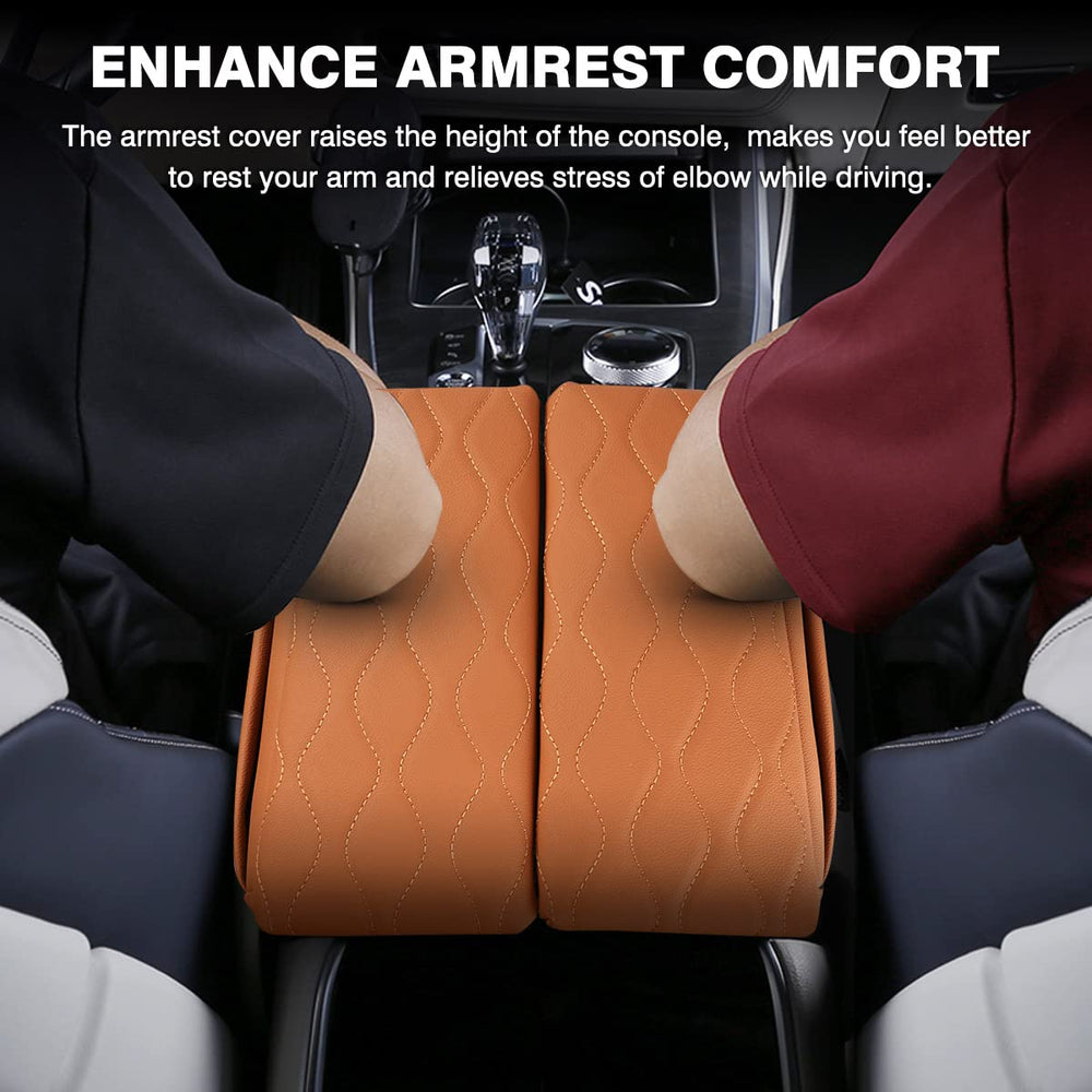 Karltys cover next to hand to show scale and ergonomic padding benefit