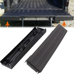 KARPAL front view of black tailgate end cap showing clean finish and fit