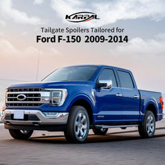 KARPAL right side end cap installed on F150 illustrating protective coverage