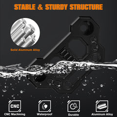 KARSAM mounted on Wrangler cowl side view — secure no-drill fit using factory bolts