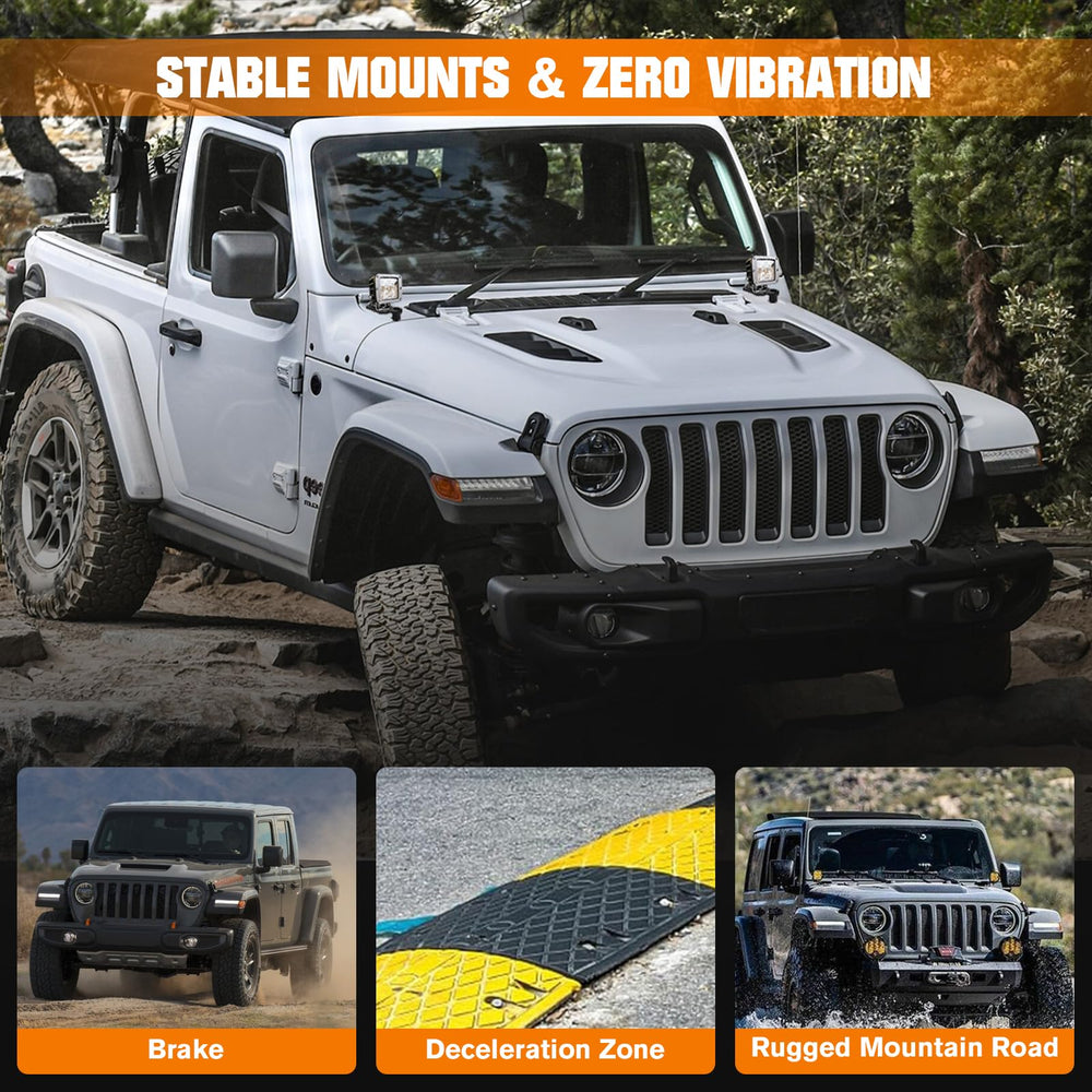 KARSAM mounting hardware with factory bolt alignment — straightforward OEM-style installation