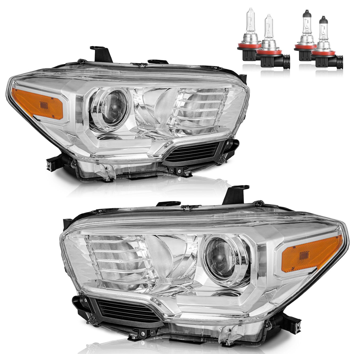 KarSpareHub headlight front view showing exact OEM fit and clean finish