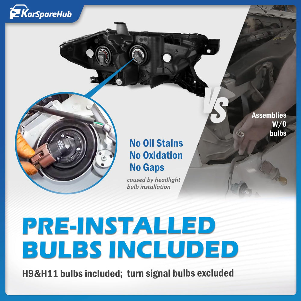 KarSpareHub headlight mounted on Toyota Tacoma demonstrating fitment