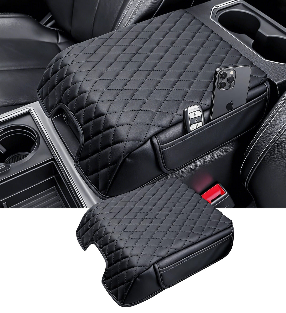 Katorn front view of cover showing fit and luxury look