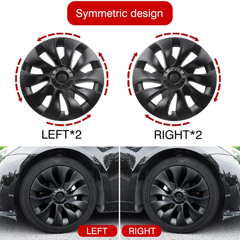 KAVANIC wheel cover beside ruler showing 18-inch fit and accurate size compatibility