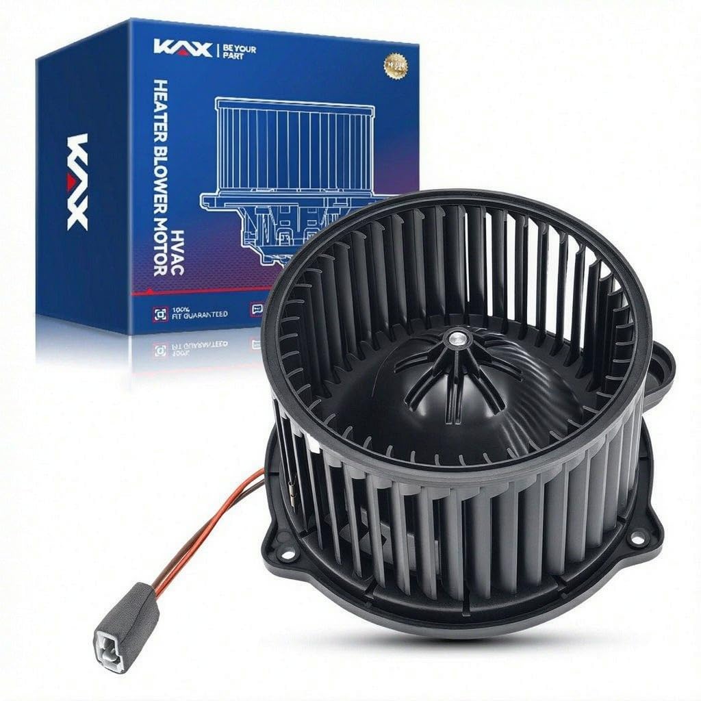 KAX blower motor front assembly showing mounting points and fit benefit