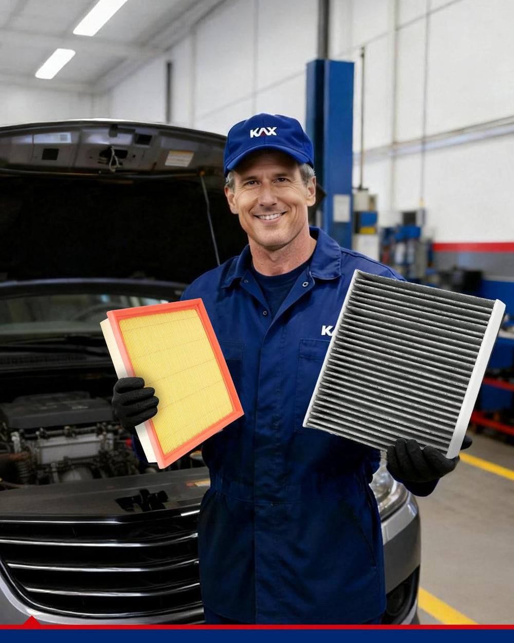 KAX filter edge seal and frame detail demonstrating durable fit and performance