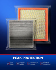KAX paired engine and cabin filters displayed for easy identification