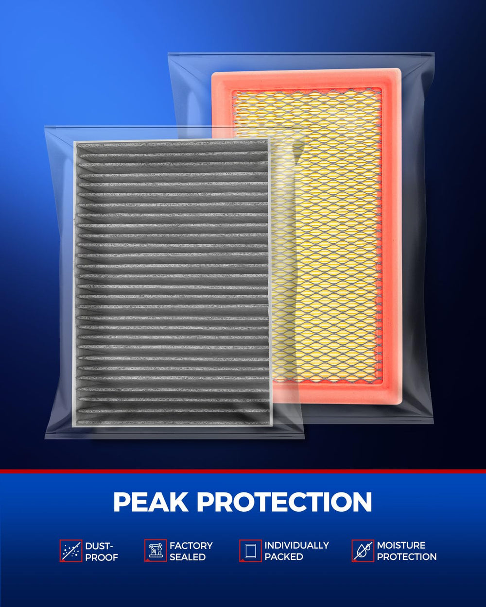 KAX filters held in hand showing size and fit clarity