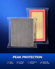KAX filters installed in engine bay demonstrating easy fit and protection