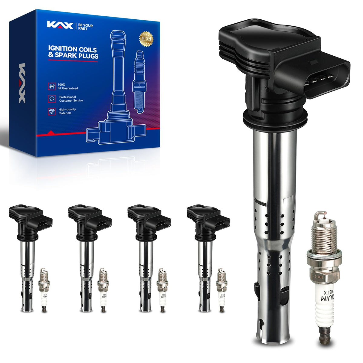 KAX front packaging kit showing clean box and contents for fast replacement